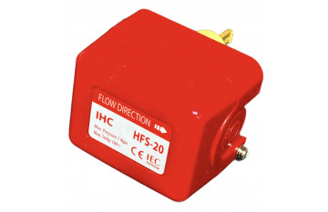 HFS-20 max 1МПа/max 100C 3/4" Датчик реле протока воды лепестковый